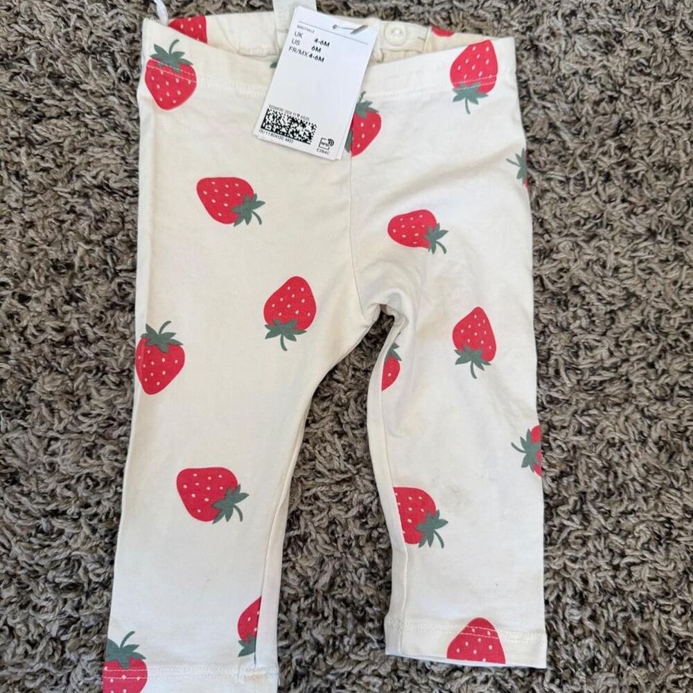 H-m kids White and Cream Leggings